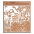 thumbnail image 1 of Shenzhen Paper Cut Map White 12x12 inches Paper Art, 1 of 4
