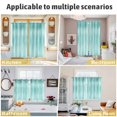 thumbnail image 5 of Turquoise Kitchen Curtains Window Panels, Modern Abstract Art Ombre Striped Insulated Window Treatment Curtain, Grommet Curtains for Bedroom/Living Room/Bathroom, 2 Piece 42"Wx84"L, 5 of 8