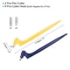 thumbnail image 2 of Cortador de pluma rotativo de 360 grados Uxcell, herramienta de corte de manualidades de 2 piezas con cabeza de cortador, amarillo, azul, 2 of 5