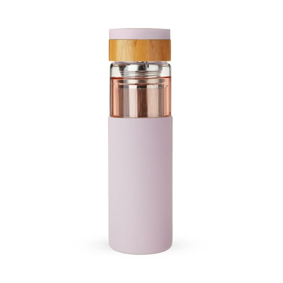 Pinky Up Dana Loose Leaf Tea Infuser Tumbler, Travel Mug, 16oz, Lavender