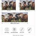 thumbnail image 4 of GZHJMY Satin Pillowcase for Hair and Skin, Funny Cows Cooling Pillow Case with Envelope Closure Soft Breathable Silk Satin Pillow Cover for Sleeping Standard Size 26x20 in Home Decor, 4 of 7