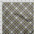 thumbnail image 3 of oneOone Georgette Viscose Fabric Tartan Check Print Fabric BTY 42 Inch Wide, 3 of 4