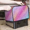 thumbnail image 7 of Sikiie Fun Rainbow Toaster Covers 2 Slice Dustproof Toaster Cover Bread Machine Cover, Dustproof Cover - 11.4" x 7.5" x 7.9", 7 of 7
