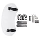 thumbnail image 2 of parent Color Universal Motorcycle Adjustable Wind Screen Extension Windshield Spoiler Air Defle, 2 of 5