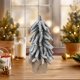 thumbnail image 3 of Decoraciones Del Árbol de Navidad, White Mini Snowflake Christmas Tree Ornament 22cm para la Pantalla de la Ventana de la Barra de Escritorio, Pe Y Paño, Pequeños Suministros Festivos Del Árbol de Nav, 3 of 6