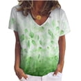 thumbnail image 1 of Nouveau T-shirt à Manches Courtes à Imprimé Floral pour Femmes, 1 of 5