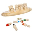 thumbnail image 3 of Juego de combinaciones de ajedrez con memoria Gothink Wooden para niños con dados, 3 of 9