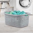 thumbnail image 3 of Sterilite Weave Gray laundry Basket, 3 of 8