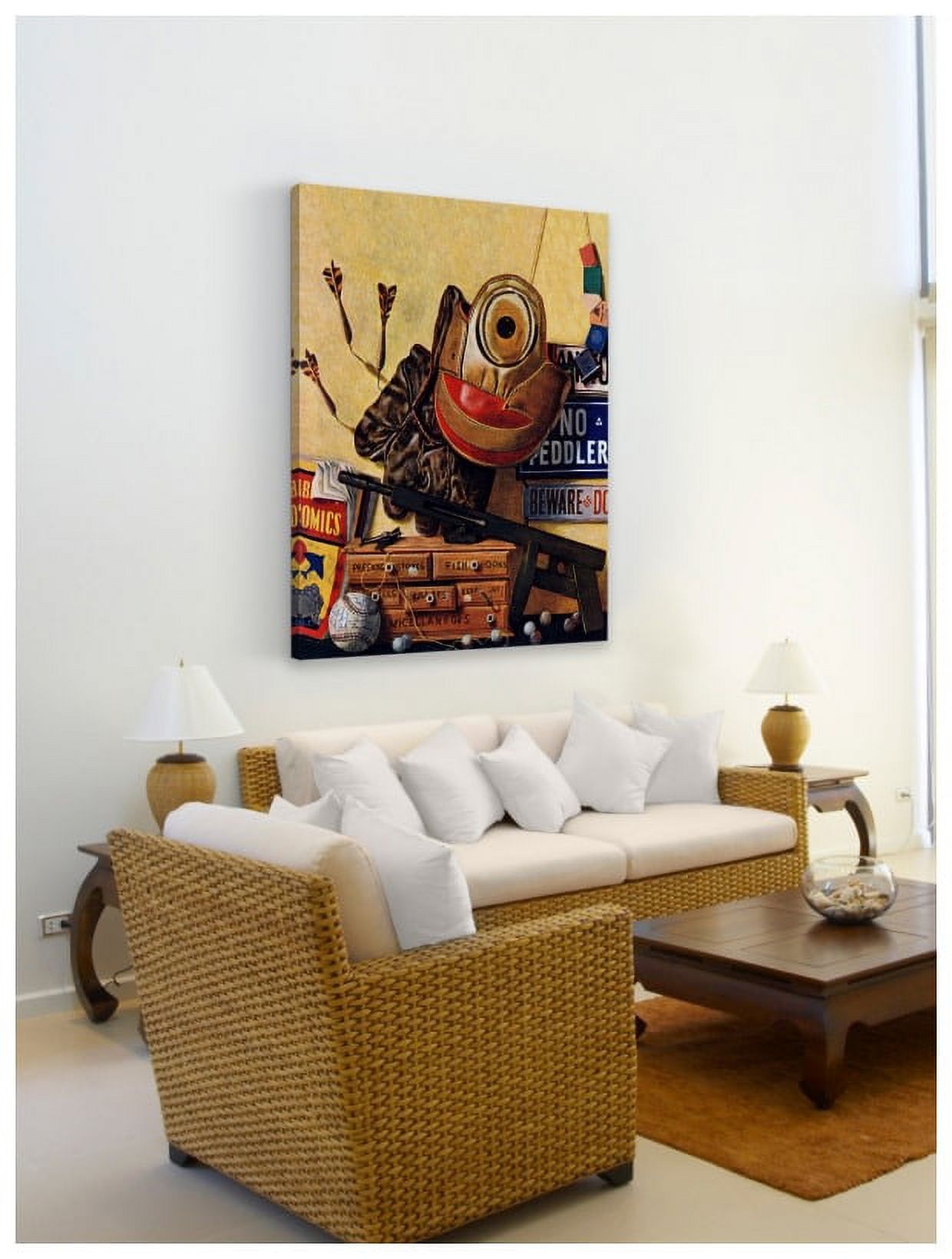 Marmont Hill "Toys for Boys" by Curtis Painting Print on Canvas