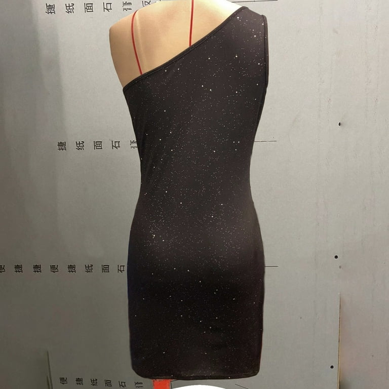 Lyeaa Formal Holiday Party Dresses Sleeveless Glitter Sequin Mini Dress One Shoulder Sheath Elegant Dress Bodycon Solid Color Evening Gown Cocktail Lyeaa Formal Holiday Party Dresses Sleeveless Glitter Sequin Mini Dress One Shoulder Sheath Elegant Dress Bodycon Solid Color Evening Gown Cocktail