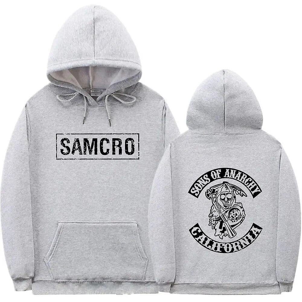 Sons of Anarchy SAMCRO Double Sided Print Hoodie Sweatshirt Men Womnen Fashion Brand Design Pullover Men s Fleece Cotton Hoodies QIUPING Walmart