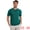 Green, variant on DARING DIVA Men's Formal Short Sleeved Zipper Slim Fit Classic Polo Shirts S Green