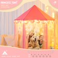 thumbnail image 2 of Tienda de campaña Princess Senodeer para niñas con luces Big Star, color rosa, 53 x 53 cm, 2 of 8