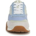 thumbnail image 3 of Franco Sarto Women's Brescia Lace Up Jogger Sneaker Light Blue Multi Woven 8M, 3 of 5