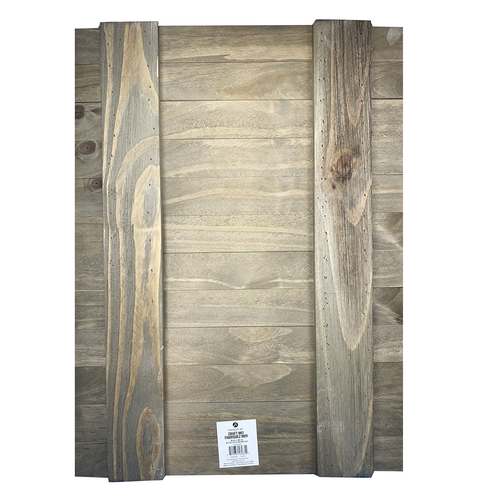 Hampton Art 18" x 24" Pine Panel, 1 Each; Material: Natural Wood