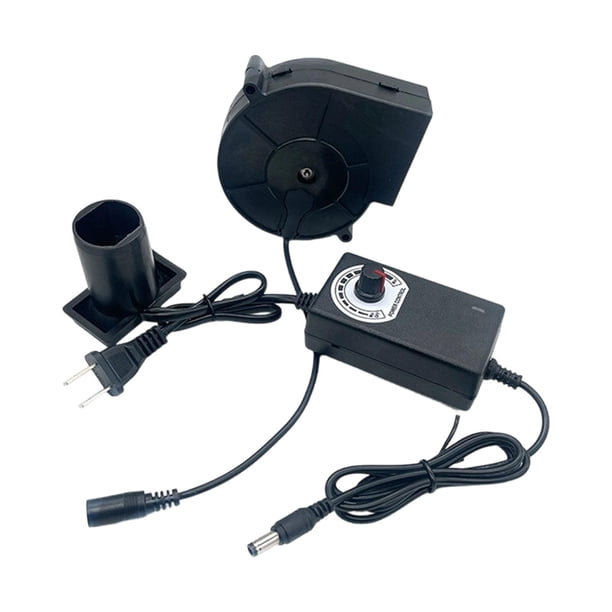 Soplador para barbacoa de velocidad variable, arranque rápido, ligero, centrífugo, para camping, chimenea y barbacoa.