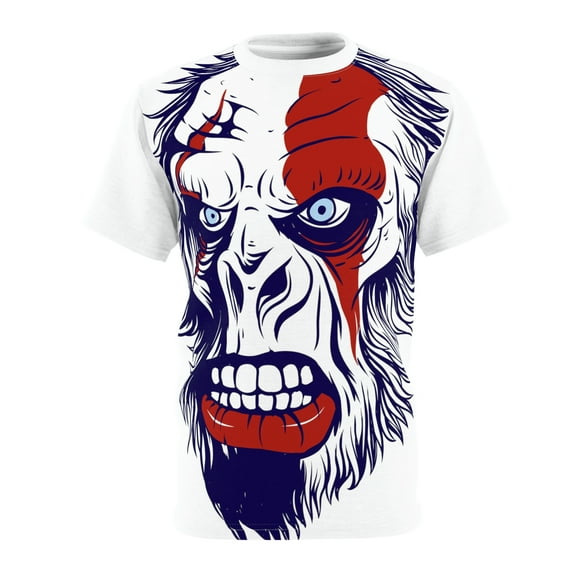 Human Chimp Face Fabulous Design Unisex AOP Cut & Sew Tee