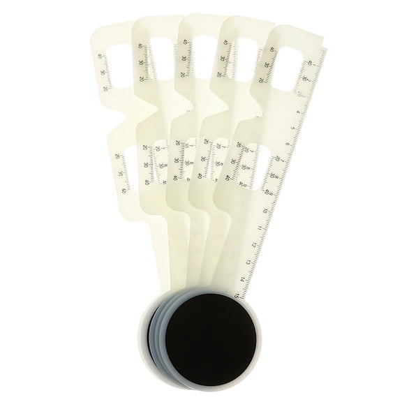 Ysyqkn 5x New Optical PD Ruler Pupil Distance Meter Eye Ophthalmic Tool W/ Occluder