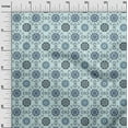 thumbnail image 3 of oneOone Viscose Jersey Light Blue Fabric Asian Suzani Dress Material Fabric Print Fabric By The Yard 60 Inch Wide, 3 of 5