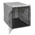 thumbnail image 4 of MidWest Dog Crate Cover, Gray Geometric Pattern, 42", 4 of 6