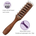 thumbnail image 5 of Perfehair Vented Hair Brush for Blow Drying, Men's Vent Volumizing Hairbrush with Ball Tipped Bristles for Styling Dry, Wet, Short, Curly or Straight Hair, Brown, 5 of 9