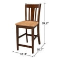 thumbnail image 7 of International Concepts San Remo 24" Counter Height Stool, 7 of 7