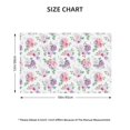 thumbnail image 3 of Rocae Rose Flower B Printed Heat Resistant Place Mats,Classic Hemstitch Cloth Fabric Placemats Imitation Linen Place Mat Table Mats 18x12 inch, 3 of 9