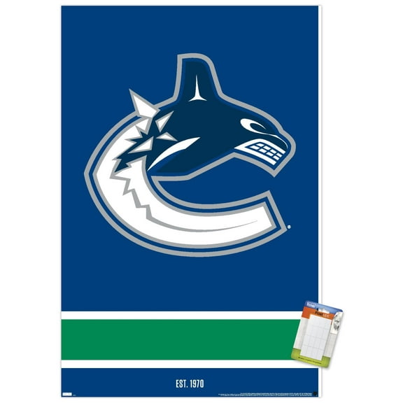 NHL Vancouver Canucks - Logo 21 Wall Poster, 22.375" x 34"