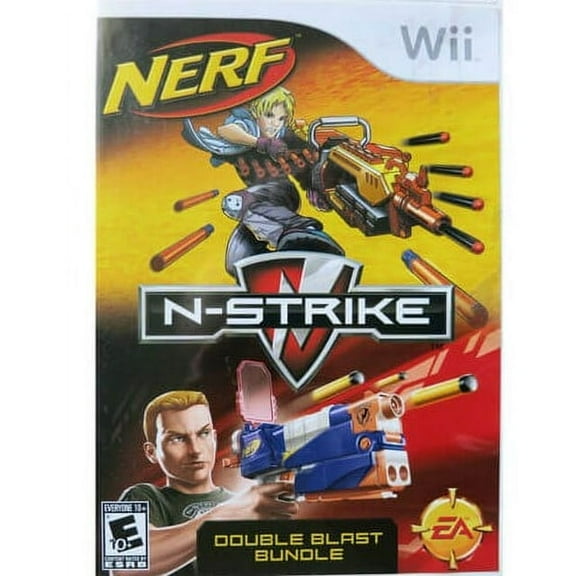Pre-Owned Nerf N-Strike Double Blast Bundle- Nintendo Wii