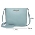 thumbnail image 3 of Sac à Main pour Femmes Simple Mode Couleur Unie Sac Bandoulière Décontracté, 3 of 8