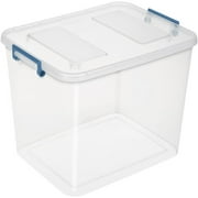 Sterilite 6-Gallon (24-Quart) Modular Latch Storage Box, Set of 4
