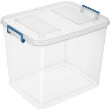Sterilite 6-Gallon (24-Quart) Modular Latch Storage Box, Set of 4