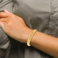thumbnail image 2 of 14K Solid Yellow Gold 13.2mm Miami Cuban Curb Link Chain Bracelet, 2 of 4