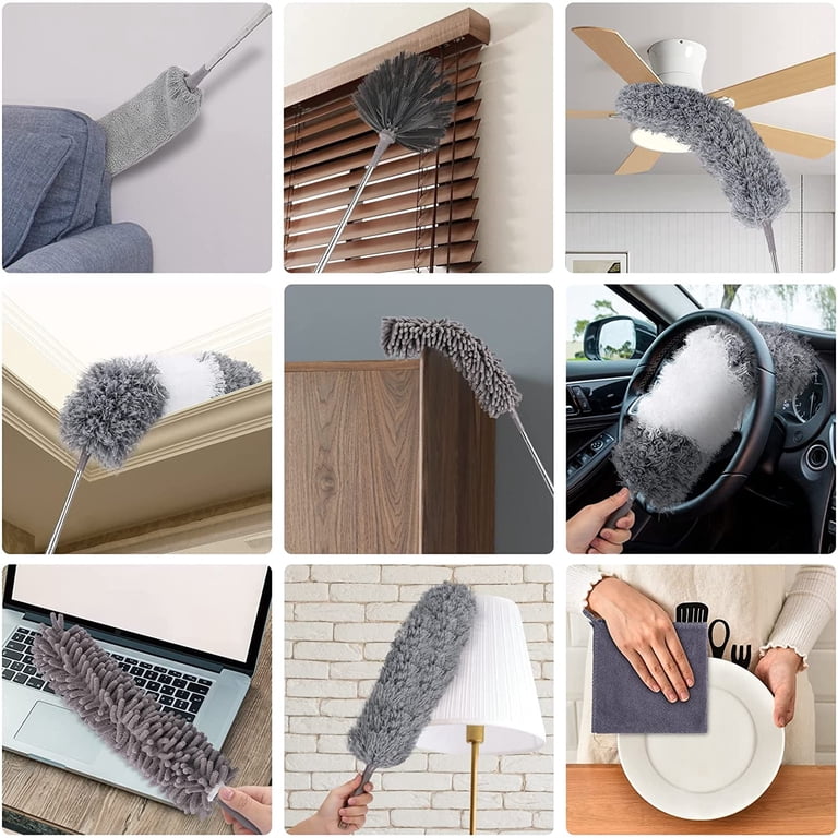 Happylost 9-Piece Microfiber Extendable Duster Set with Accessories photo 2