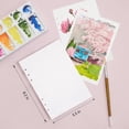 thumbnail image 4 of Papel de acuarela LIGHTWISH, 100% algodón, 300 g/m², tamaño A5, 40 hojas, 4 of 7