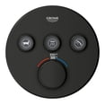 thumbnail image 2 of Grohe Grohtherm 291382430 Triple Function Thermostatic Valve Trim in Matte Black, 2 of 3