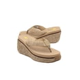 thumbnail image 3 of volatile women's island wedge sandal, natural, 6 b us, 3 of 11