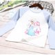 thumbnail image 1 of Primavera nueva camiseta de manga larga de otoño para niña, camiseta fina de princesa de dibujos animados para niños, ropa interior de moda ZefeiWu 8390611246396, 1 of 1