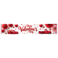 thumbnail image 1 of Valentine's Day Backdrop Romantic Roses Happy Valentine's Party Banner Love Decorations Photography Props Event Background, 1 of 4