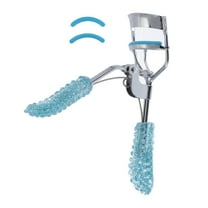 Unique Bargains 1 Pc Women Bling Handle Eyelash Curler for Beauty Parlor Business Travel Blue Carbon Steel