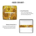 thumbnail image 5 of Gukieu Sunflowers1 Print Leather Tissue Box, PVC Waterproof Velcro Opening and Closing Square Tissue Box Holder, Suitable for Home and Office Decoration, 5 of 7