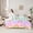 Pink Blue Yellow Green, variant on Castle Fairy Ombre Stars 7-Piece Twin Bedding Sets,Gradient Rainbow Bedding Comforter Set,Tie Dye Breathable Sheet Sets,Ultra Soft Starry Sky Home Decor,Reversible