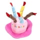 thumbnail image 5 of Sombrero ajustable de tela para mascotas, gatos, perros, cumpleaños, juguete interactivo, disfraz para sombreros de fiesta (rosa), 5 of 8