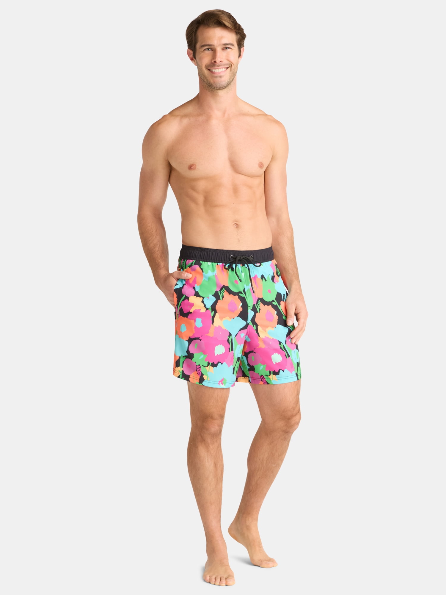 Neff Men's & Big Men's Graphic Swim Trunks, Sizes S-3XL
