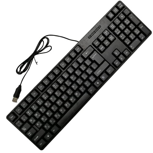 Ultra Thin Keyboard Cover Protector for Dell RH659 L100 SK-8115 104-key USB Wired Keyboard Leze Clear 