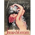 thumbnail image 2 of Vintage Apple Collection 25x32 Black Ornate Wood Framed with Double Matting Museum Art Print Titled - Snowblossom Soap Austria, 2 of 4