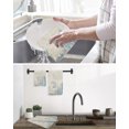 thumbnail image 5 of Blue Seahorse Coastal Kitchen Dish Towels for Drying Dishes Set of 2, Summer Beach Nautical Ocean Coral Vintage Waffle Weave Microfiber Hand Tea Bathroom Towels Quick Dry & Absorbent Towel 12x12, 5 of 7
