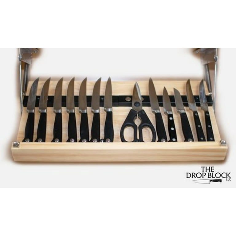 Under Cabinet Knife Storage 