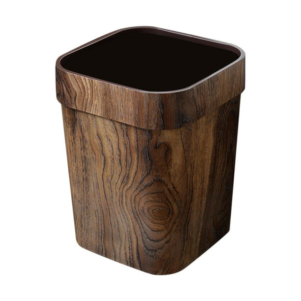 Cubo de basura, contenedor de basura, cubo de basura decorativo, creativo, para el hogar Sin cobertura