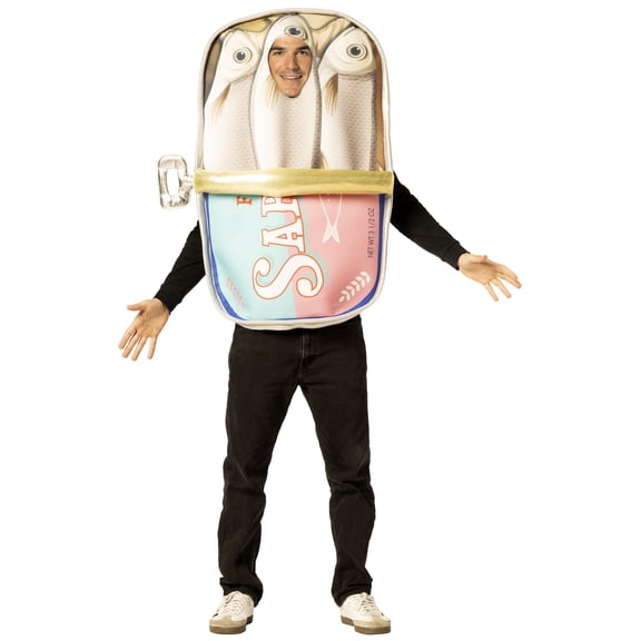 Imposta Costumes Sardines Can Halloween Costume, Multicolor, Men and Women, One Size Fits Most, 30162-OS
